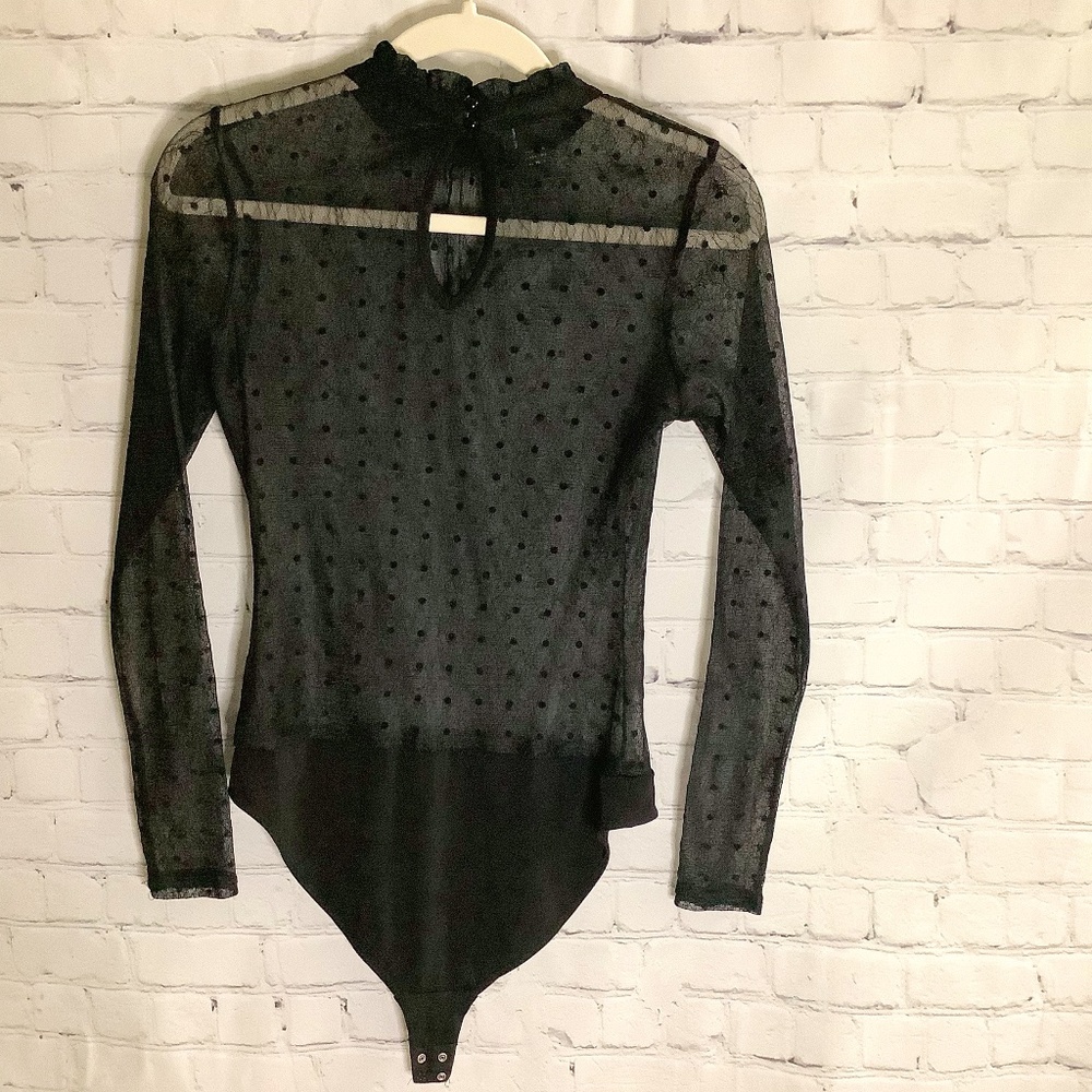 Mesh Black Body Suit